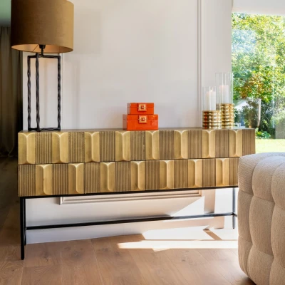 Afbeelding van Richmond Interiors Dressoir Jaxx Goud