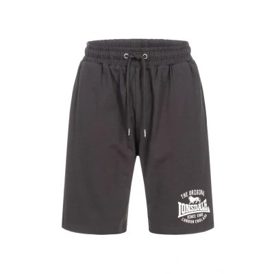 Afbeelding van Lonsdale Normale Passform Traprain Shorts, Heren, Maat: XXL, Black white