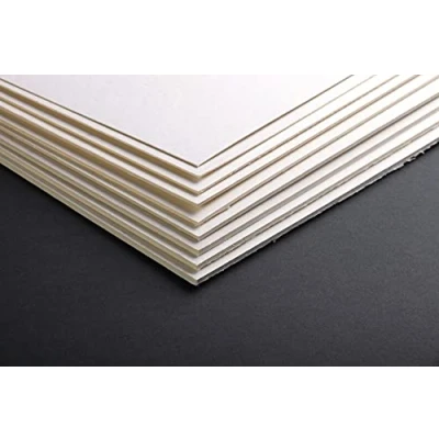 Afbeelding van Clairefontaine 93980C verpakking (met 10 vellen karton, 60 x 80 cm, 2 mm, 1300 g, ideaal voor modelbouw, licht en glad, 100% gerecycled), van stuks, grijs
