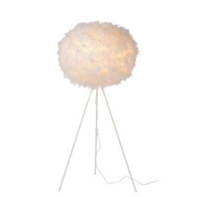 Afbeelding van Lucide GOOSY SOFT Vloerlamp Ø 50 cm 1xE27 Wit