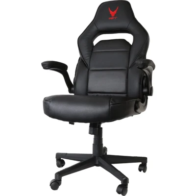 Afbeelding van Varr Riverside PC gamestoel Gestoffeerde gevoerde zitting Zwart, Rood