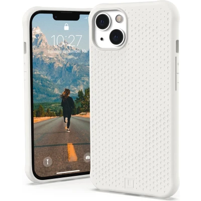 Afbeelding van Apple iPhone 13 Hoesje Siliconen en TPU (zacht) UAG Softcase/Backcover Wit Telefoonhoesje Shockproof/Valbescherming