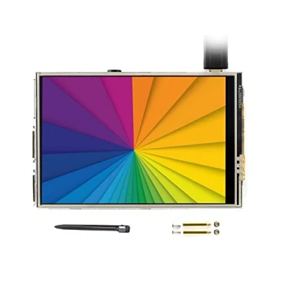 Afbeelding van Waveshare 3.5inch RPi LCD (C) TFT Touch Display Screen 480x320 Resolution Touchscreen for Raspberry Pi 3 B+/B/2 B/B + A+/3 A+/Zero/Zero W 125MHz High Speed SPI (Refresh Rate up to 50Hz)