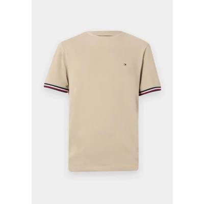 Afbeelding van Tommy Hilfiger Tshirt basic, Heren, Maat: Small, Sandalwood