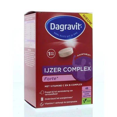 Afbeelding van Dagravit Ijzer Complex Forte, 48 tabletten