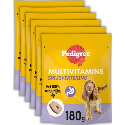 Afbeelding van 6x Pedigree Multivitamins Digestion 180 gr