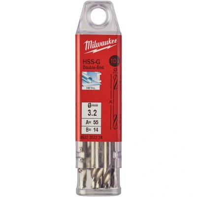 Afbeelding van Metaalboor Hss G Tweezijdig 3,2 X 49 Mm (10 Stuks)