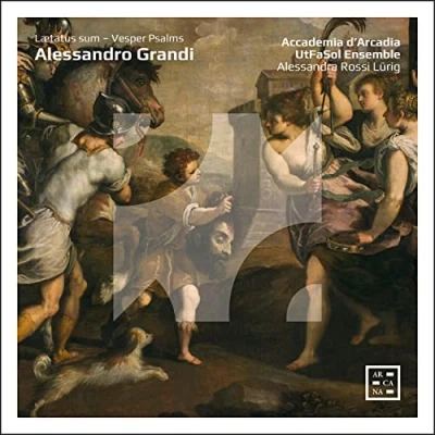 Afbeelding van Accademia D&#039;Arcadia, UtFaSol Ensemble, Alessandra Rossi Lürig Grandi: Laetatus Sum Vesper Psalms (CD)