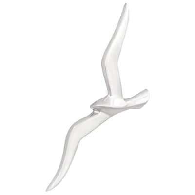 Afbeelding van vidaXL Wanddecoratie Set van 2 Zilver Aluminium 17 x 4 45 cm