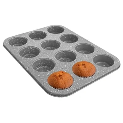 Afbeelding van Muffinvorm Graniet GRANDE Bakvorm Cupcake Vorm Muffin Vormpjes