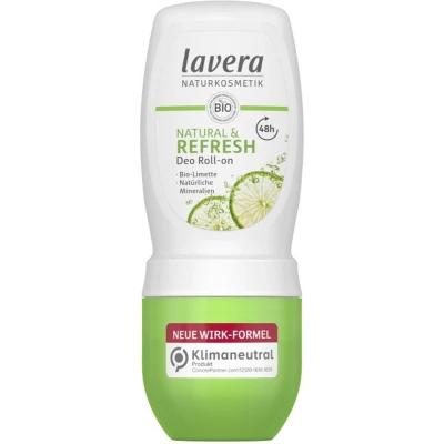 Afbeelding van Lavera Deodorant Roll on Natural &amp; Refresh Bio En it, 50 ml