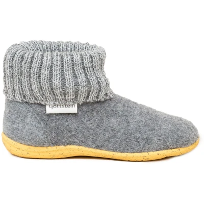 Afbeelding van Gottstein Alpine Pantoffels voor kinderen, Maat: 28, Grey lux Wol