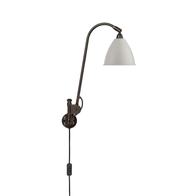 Afbeelding van GUBI Bestlite BL6 wandlamp klassiek wit zwart