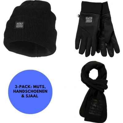 Afbeelding van Heatkeeper Thermo Muts/Handschoenen/Sjaal Dames Set Maat S/M
