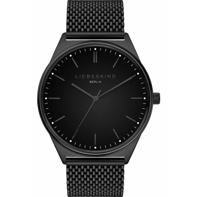 Afbeelding van Liebeskind Berlin Unisex Analog Quarz Horloge, Maat: One Size, Schwarz
