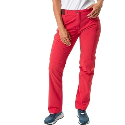 Afbeelding van Vaude Farley Stretch ZO TZIP II Outdoorbroeken, Dames, Maat: 42, Flame
