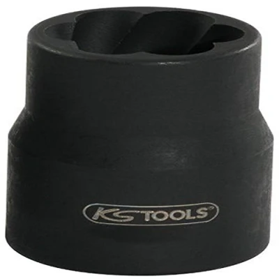 Afbeelding van KS Tools, Dopsleutel + dopmoer, 3/8&quot; Power Socket met spiraalprofiel, 11mm