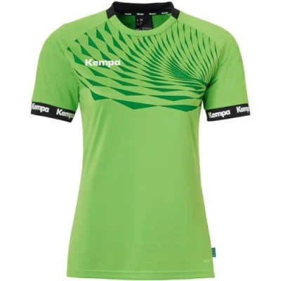 Afbeelding van Kempa Wave 26 Shirt WOMEN Dames Sportshirt Korte Mouw T Functioneel Handbal Gym Fitness Jersey elastisch en ademend getailleerd