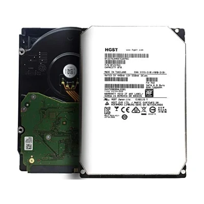 Afbeelding van HGST Ultrastar He8 HUH728080ALE601 8TB 7200RPM 128MB Cache SATA 6.0Gb/s 3,5 inch Mechanische zakelijke harde schijf (Refurbished)