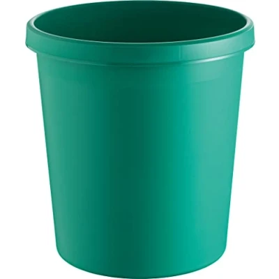 Afbeelding van Helit prullenbak The German 18L 1 stuks. Stuk groen
