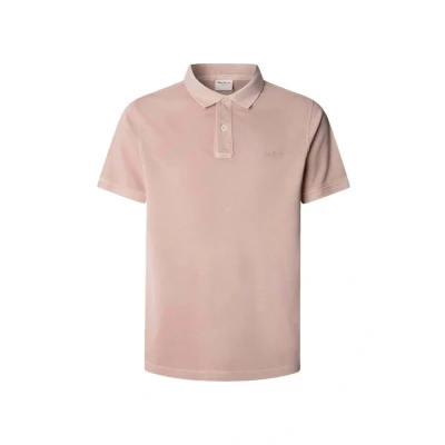 Afbeelding van Pepe Jeans NEW Oliver Poloshirt, Heren, Maat: Large, Mauve pink