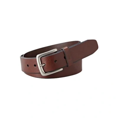 Afbeelding van FOSSIL Riem Joe Leather Belt W100 Brown Bruine