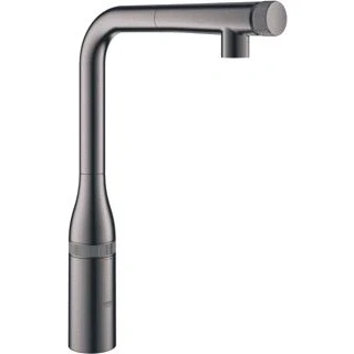 Afbeelding van Grohe essence smartcontrol keukenmengkraan l uitloop met uittrekbare mousseur hard graphite 31615a00