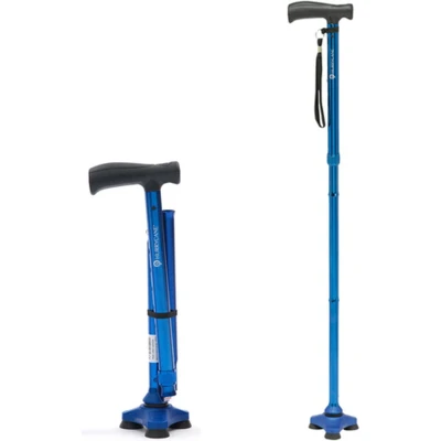 Afbeelding van Opvouwbare Wandelstok Hurrycane Blauw