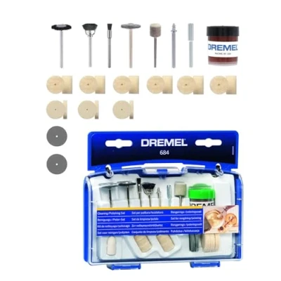 Afbeelding van Bosch Dremel Slijp/pollijstset 684 blister van 20 delen
