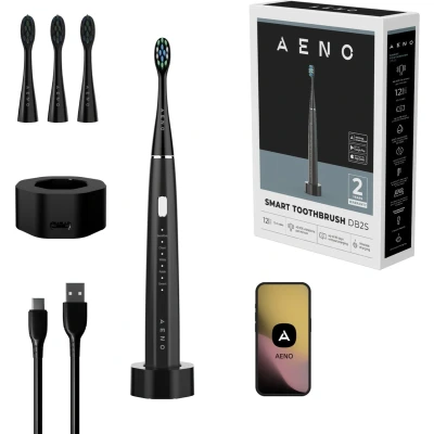 Afbeelding van AENO DB2S Sonische Smart Tandenborstel 12 Standen APP Zwart