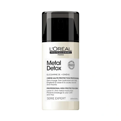 Afbeelding van L&#039;Oréal Professionnel Serie Expert Metal Detox Crème Voor beschadigd golvend tot pluizig haar 100 ml