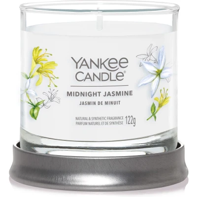 Afbeelding van Yankee Candle Kleine kaars in glas jasmijn middernacht