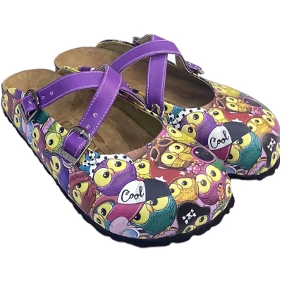 Afbeelding van Goby Owls Clogs Handgemaakt Premium Kwaliteit Maat 41