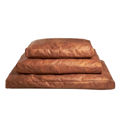 Afbeelding van Hondenkussen Lobbes Cowboy Cognac 100x75x10 cm