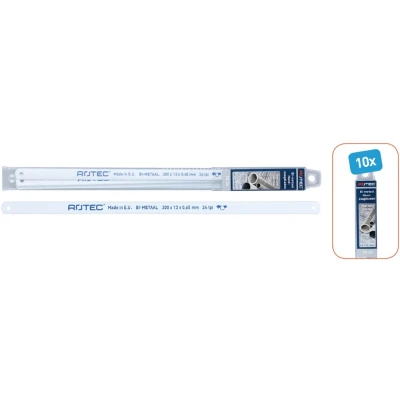 Afbeelding van Rotec bi metaal handmetaalzaagblad 12&quot; (300 mm) 18 tpi (10 stuks)