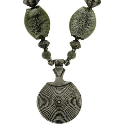 Afbeelding van Behave Zwarte ketting met glaskralen