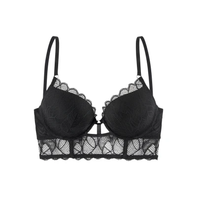 Afbeelding van Lascana Pushup BH, Dames, Maat: 75C, Black