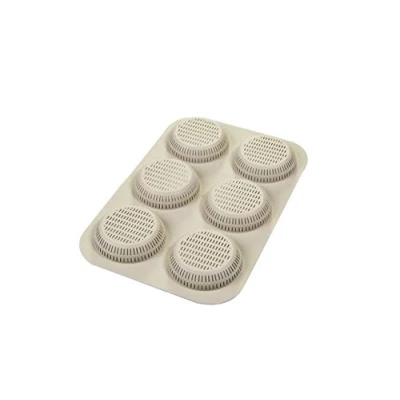 Afbeelding van SILIKOMART BURGER BREAD BAKVORM SILICONEN N.6 HAMBURGER ø80 H 20 MM