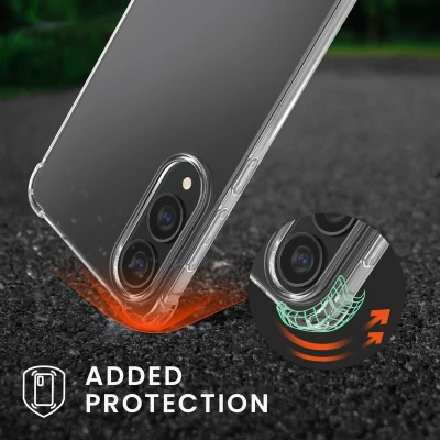 Afbeelding van kwmobile telefoonhoesje geschikt voor Samsung Galaxy S25 Edge Hoesje met telefoonkoord Back cover in transparant