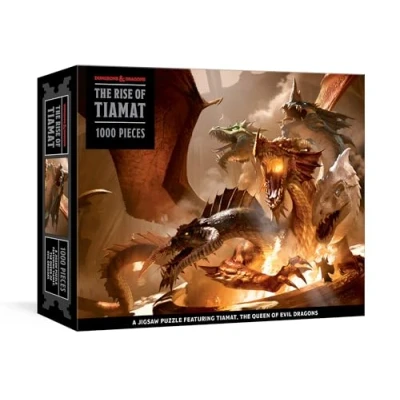 Afbeelding van Clarkson Potter The Rise of Tiamat Dragon Puzzle (Dungeons &amp; Dragons): legpuzzel van 1000 stukjes met de Queen Evil Dragons: legpuzzels voor volwassenen