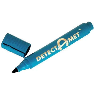 Afbeelding van Viltstift detectie Detectamet whiteboard rond blauw