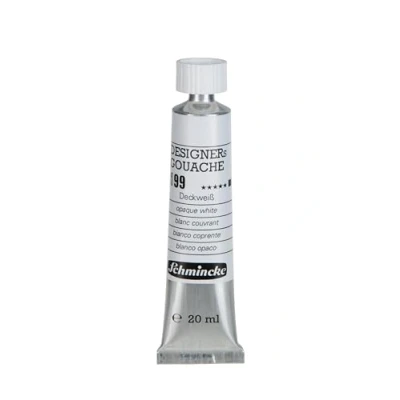 Afbeelding van Schmincke HKS Designer ◊s Gouache kunstenaarsverf 20 ml dekwit