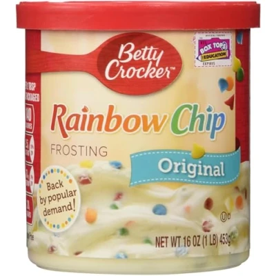 Afbeelding van Betty Crocker Rainbow Chip Frosting 16oz