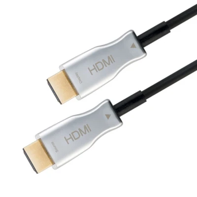 Afbeelding van Goobay 65566, 10 m, HDMI Type A (Standaard), 3D, 18 Gbit/s, Zwart, Zilver