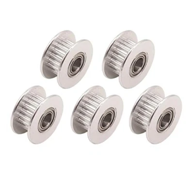 Afbeelding van WINSINN 2GT GT2 Aluminium Timing Belt Idler Pulley Tandloze 20 Tanden Tand 5mm Boor voor 3D Printer 6mm Breedte