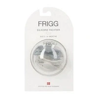 Afbeelding van FRIGG Butterfly Siliconen fopspeen Anatomische speen verpakking van 2 BPA vrij Gemaakt in Denemarken Great Gray/Silver Gray (maat (6 18 maanden)