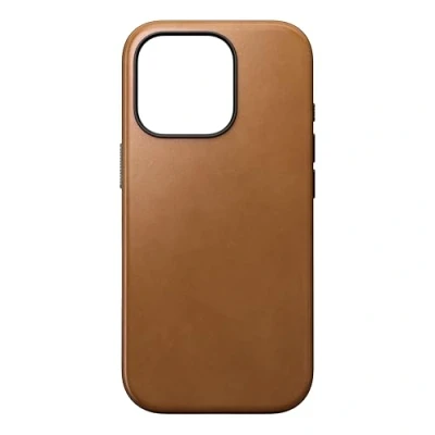 Afbeelding van Nomad Modern Leren Case iPhone 16 Pro English Tan C NM01695585