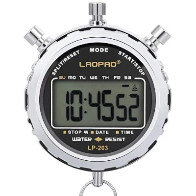 Afbeelding van LAOPAO Stopwatch,1/100 Seconden Timing Dagelijkse Waterdichte Elektronische Timer
