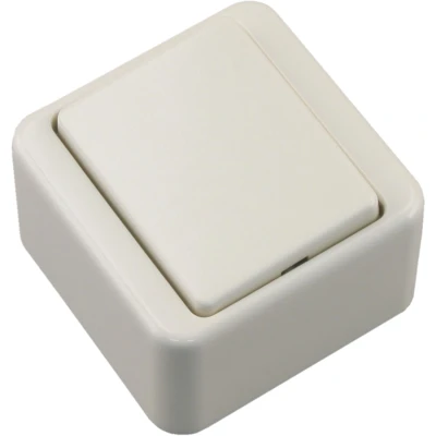Afbeelding van Schakelaar Berker (Opbouw, Wissel, Wit)