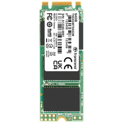 Afbeelding van Transcend MTS602M 64GB Interne M.2 SATA SSD 2260 III Retail TS64GMTS602M